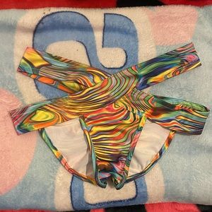 Psychedelic rave cheeky bottoms